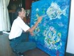 Xem tranh "Cản nhận Huế"